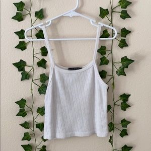 brandy melville white tank top